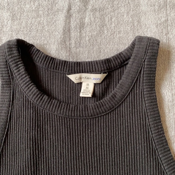 Calvin Klein Ribbed Skater Dress - Picture 3 of 3